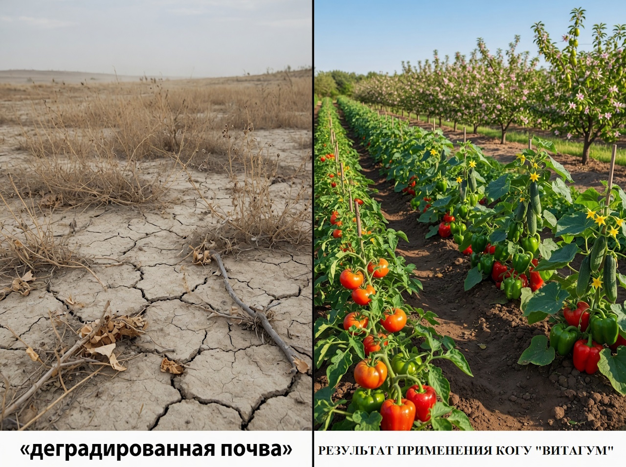 Органические удобрения Витагум: возродите плодородие вашей земли и увеличьте урожайность до 30%